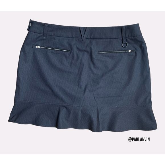 Fantom Pattern Printed Grey Golf Active Leisure Skort Skirt Size Medium NWOT - Picture 3 of 9